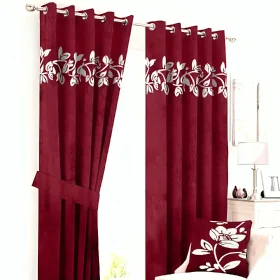 Luxury floral curtains by AL Imran Curtains