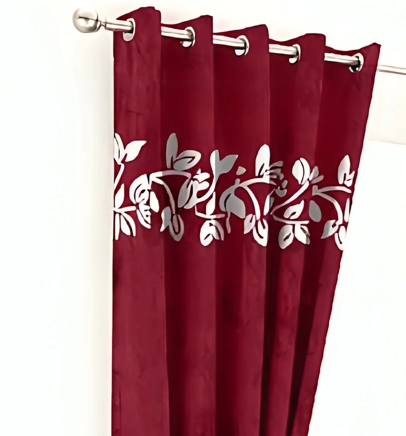 Luxury floral curtains by AL Imran Curtains